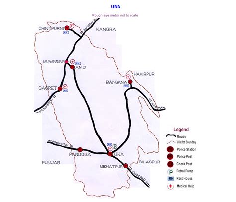 District Maps With Medical Aids Government Of Himachal Pradesh India