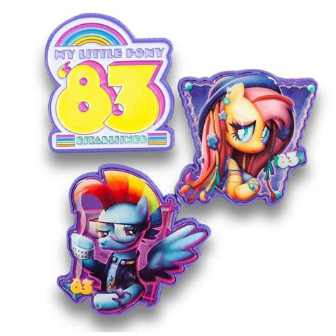 My Little Pony Enamel Pin Set Collectible Fandom Pins Toynk Toys