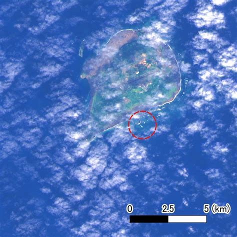 Landsat 89が捉えた硫黄島沖の噴火活動（2024年1月31日更新） 国土地理院