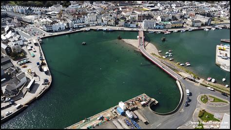 Aerial View Of Ramsey Harbour Isle Of Man 11421