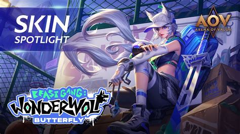 Butterfly Beast Gang Wonder Wolf Skin Spotlight Garena AOV Arena Of