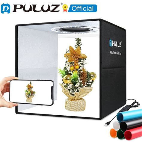 PULUZ Photo Studio Ring LED 30cm Light Box Shooting Tent Desktop Box