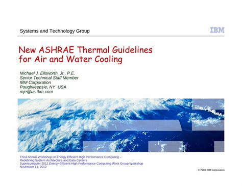 Pdf New Ashrae Thermal Guidelines For Air And Water Cooling