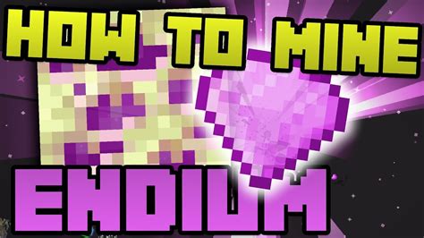 How To Mine Endium Ore Minecraft Organics Mod YouTube