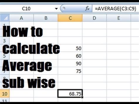 Calculate The Average Percentage In Excel Excel Tutorial Hot Sex Picture