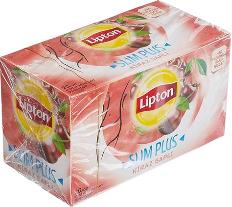 Lipton Slim Plus Cerise Amazon Fr Epicerie