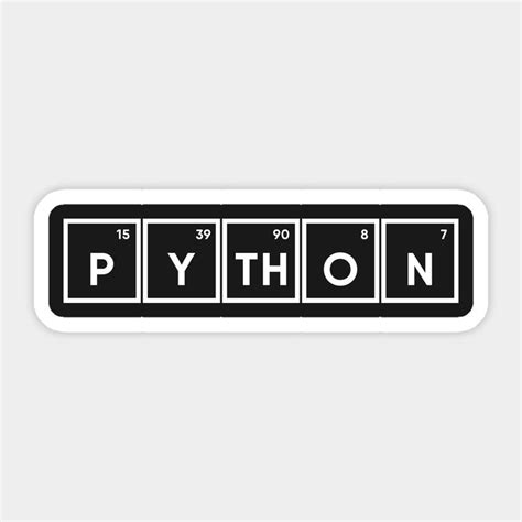 Python Periodic Table For Programmers By Mangobanana Cool Laptop