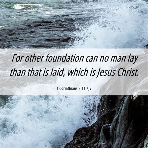 1 Corinthians 3 11 Kjv Bible Verse Images