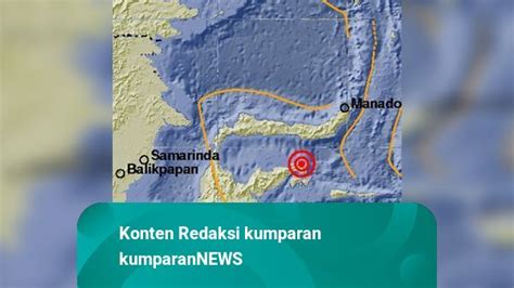 Gempa 5 5 Magnitudo Guncang Semenanjung Minahasa Sulteng Kumparan