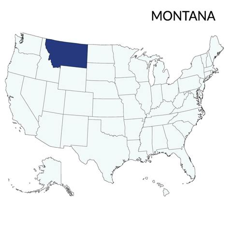 Montana map. Map of Nevada. USA map 32160217 Vector Art at Vecteezy