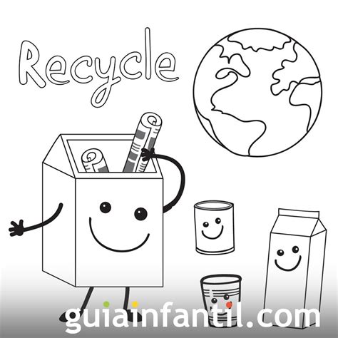 Dibujos Para Niños Sobre El Reciclaje Y La Ecología