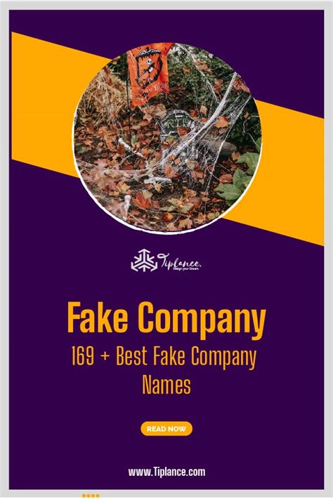 Fake Company Names Tiplance