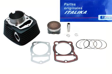 Kit Cilindro Pistón 250z Negro Mate 2022 Italika Original Emiyotzeim