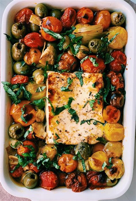 Greek Baked Feta Pasta Or Dip Melissa S Healthy Kitchen