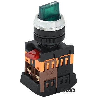 Переключатель на 3 фикс.полож. неон/240В I-O-II 1з+1р IEK ANCLR-22-3 ...