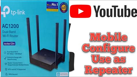 Configure Archer C Use Router As Repeater Or Extender Configure