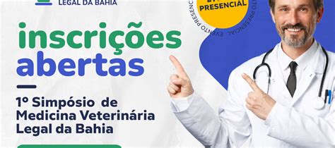 Inscrições abertas para o I Simpósio de Medicina Veterinária Legal