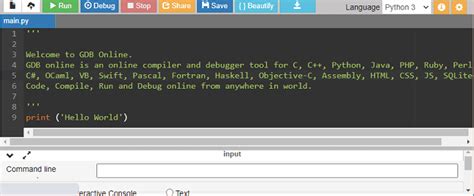Solved Welcome To GDB Online GDB Online Is An Online Compiler