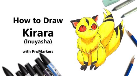 How To Draw And Color Kirara From Inuyasha With Promarkers Speed Drawing