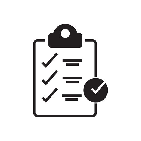 Checklist Iconen Symbool Vectorelementen Voor Infographic Web 7719153