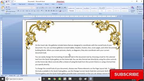 How To Make A Custom Border In Word Arcopl