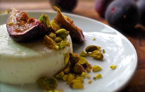 Morsels Sauces Goat Cheese Panna Cotta With Roasted Figs