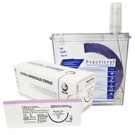 Absorbable Sutures Sutures Practicryl PGA AIP Medical SA