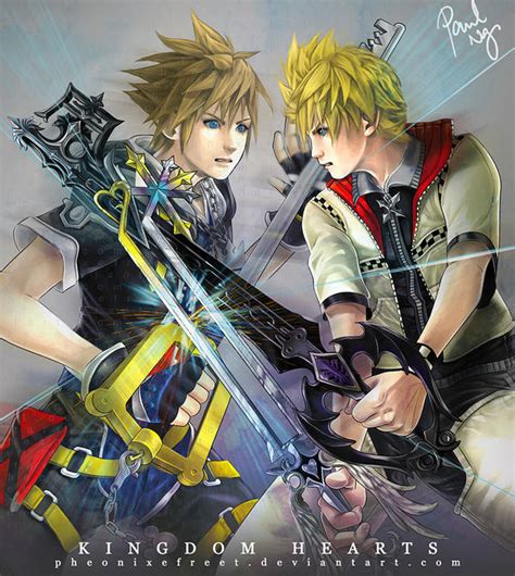 Kingdom Hearts - Sora vs Roxas by pauldng on DeviantArt