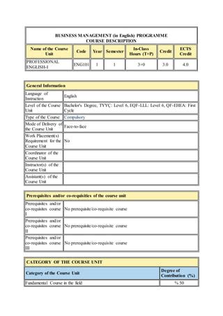 S Eng Professional English I Pdf