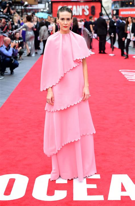 Sarah Paulson - "Ocean's 8" Premiere in London • CelebMafia