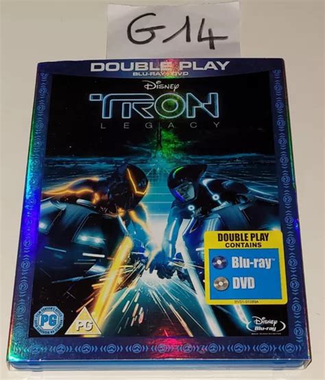 DOUBLE PLAY BLU RAY DVD Disney Tron Legacy Anglais Bon État