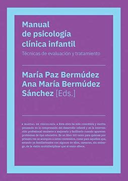 Libro Manual de Psicología Clínica Infantil Técnicas de Evaluación y