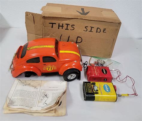 J 355 Vintage 1960s Gas Powered Cox Baja Bug Car With Shipper Box Ebay