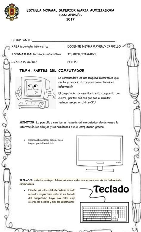 Actividad De Partes Del Computador Artofit Porn Sex Picture