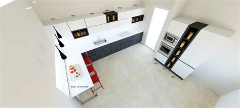 Cucina Antracite Design Con Penisola Line Astra In Offerta Outlet