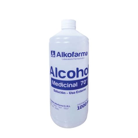 Alcohol LÍquido 70° Alkofarma 1 Litro Savi Safety