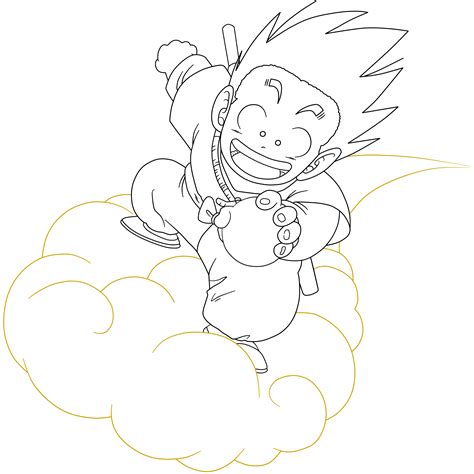 Dragon Ball Kid Goku 35 Lineart By Superjmanplay2 On Deviantart