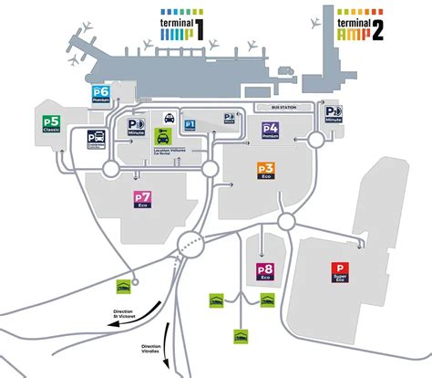 Marseille Provence Airport Terminal Map (2025-2024) - All Maps