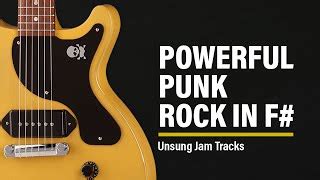 Powerful Punk Rock Guitar Backing Track Jam In F Major Chords Chordify