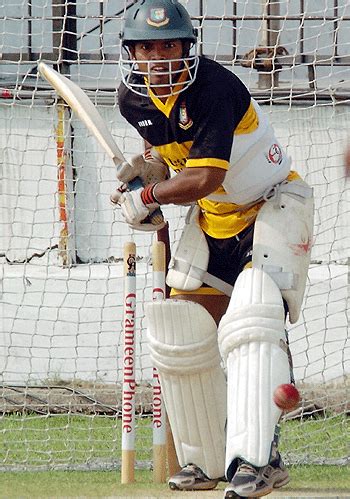 Rajin Saleh Bats At The Mirpur Stadium Nets ESPNcricinfo