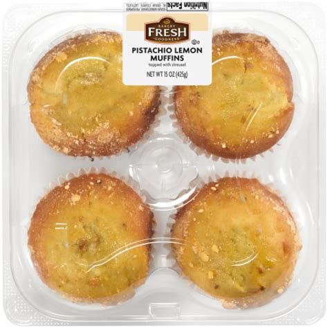 Bakery Fresh Goodness Pistachio Lemon Muffins 15 Oz Fred Meyer