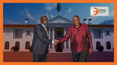 President Uhuru Kenyatta Meets President Elect Ruto At State House