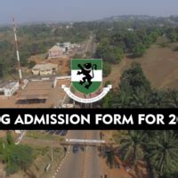 Sale Of Postgraduate Admission Forms For University Of