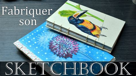 Fabriquer Son Carnet De Croquis DIY YouTube