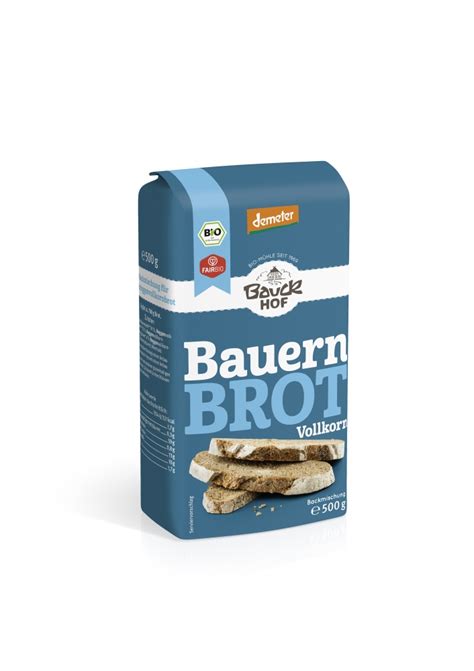 Bauckhof Bauernbrot Vollkorn Demeter Brotbackmischung