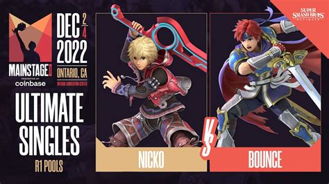 Nicko Shulk Vs Bounce Roy King Dedede Ultimate Singles Pools