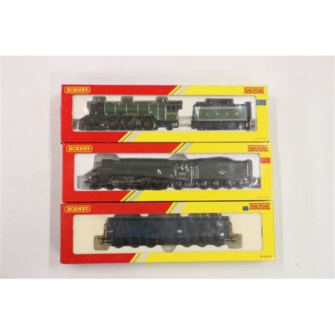 Three Hornby Oo Gauge Model Railways Locomotives To Include R