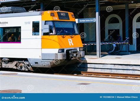 Train Parked At The Venice Mestre Railway Station Platform In Mestre ...