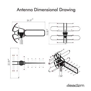 Amazon Outdoor Digital Amplified Hdtv Antenna Ta B