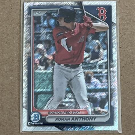 Bowman Chrome Shimmer Refractor Bcp Roman Anthony Boston